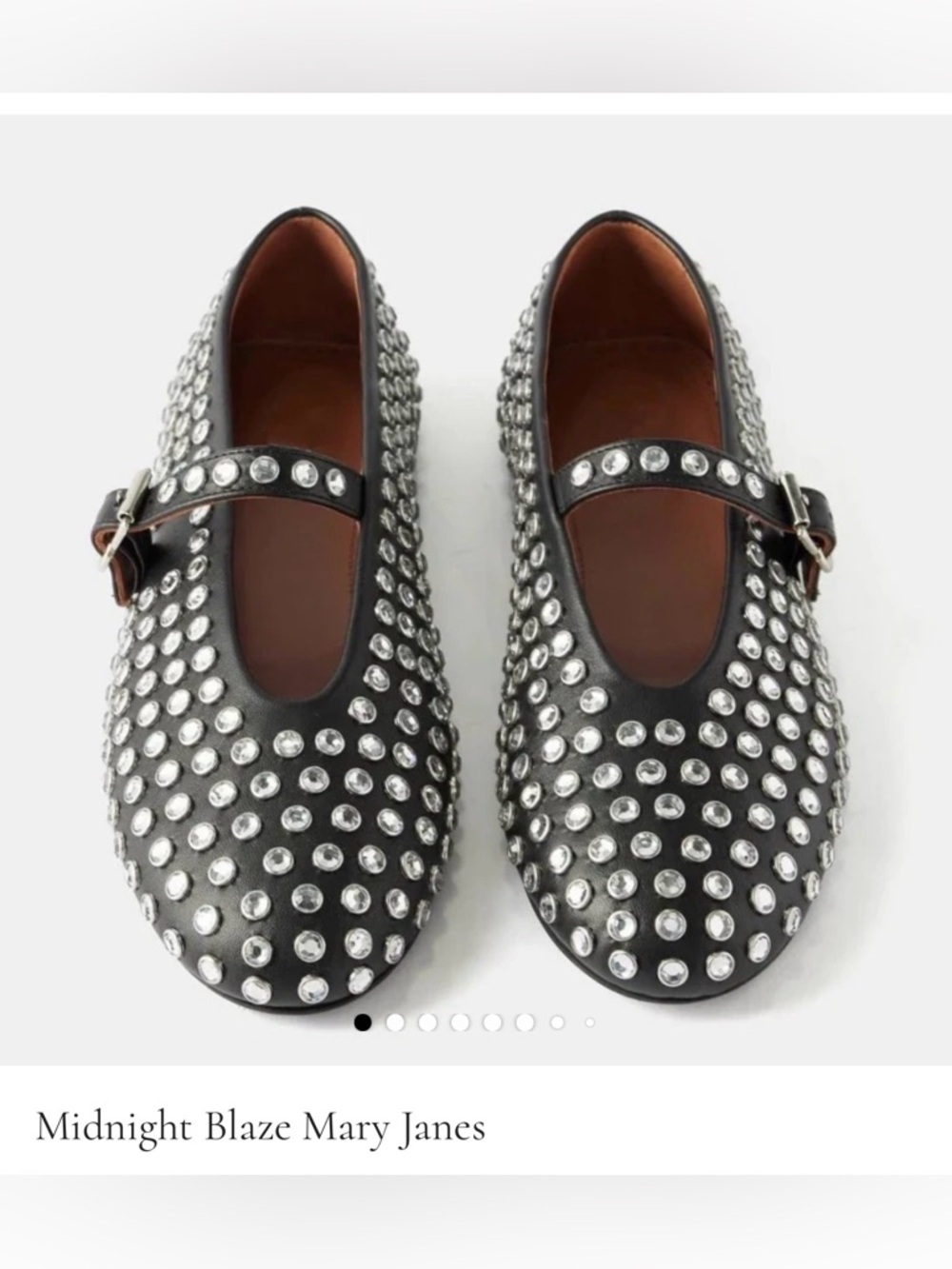 Midnight Blaze Mary Janes Alaia inspired